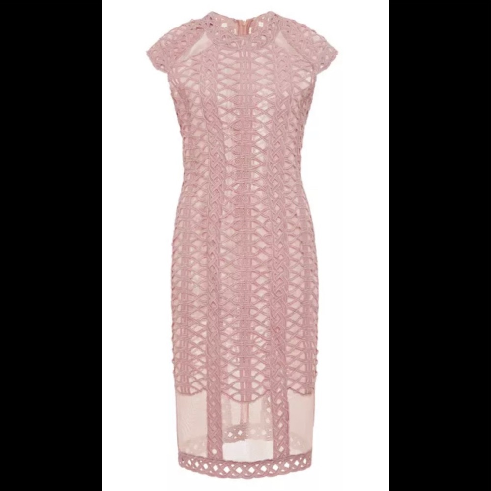 ❤️ JONATHAN SIMKHAI LACE TREAD DRESS 6